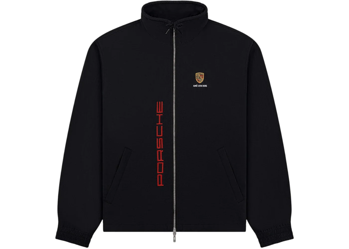 Aime Leon Dore x Porsche Nylon Track Jacket Black - 1