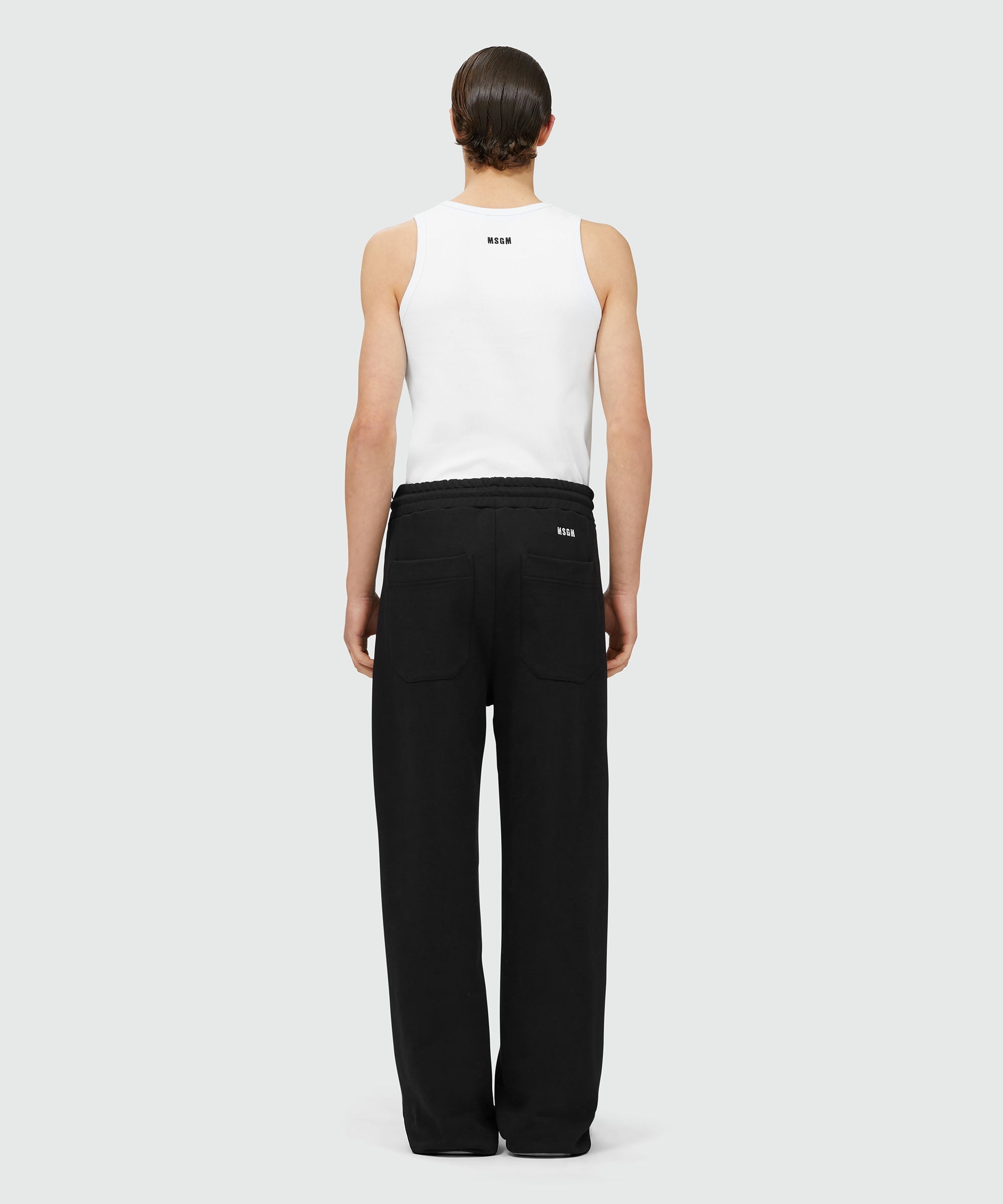Jersey jogging pants with "TheMwave" patch - 3