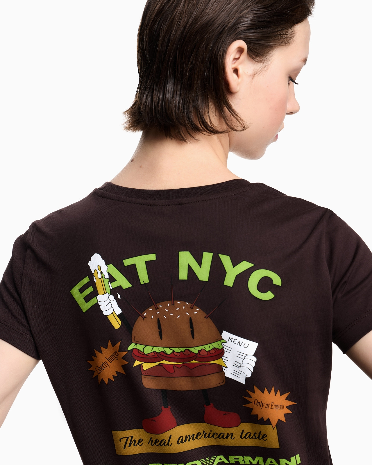 NEW YORK CAPSULE COLLECTION JERSEY T-SHIRT WITH OVERSIZED PRINT - 5