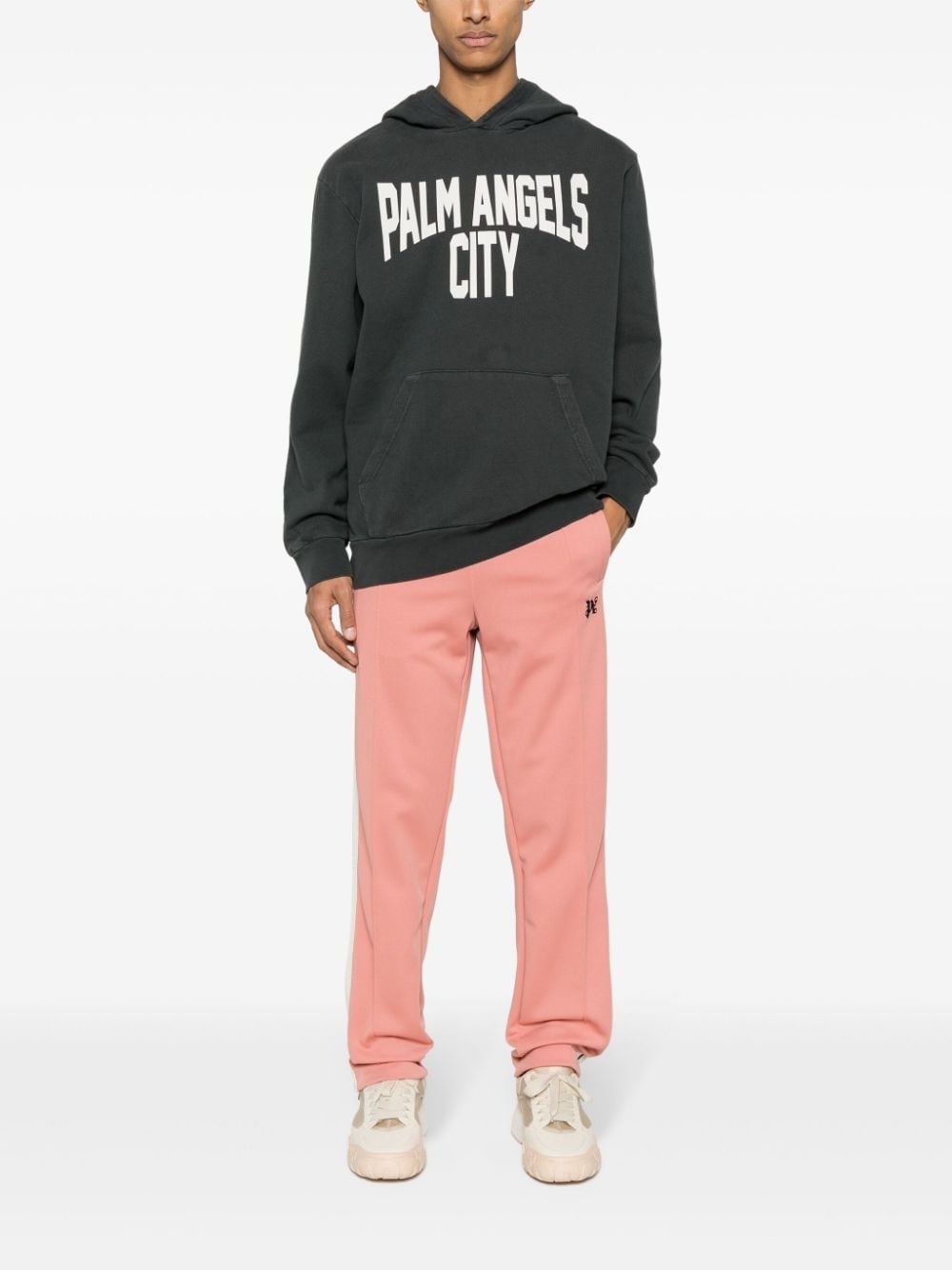 logo-embroidered track pants - 2