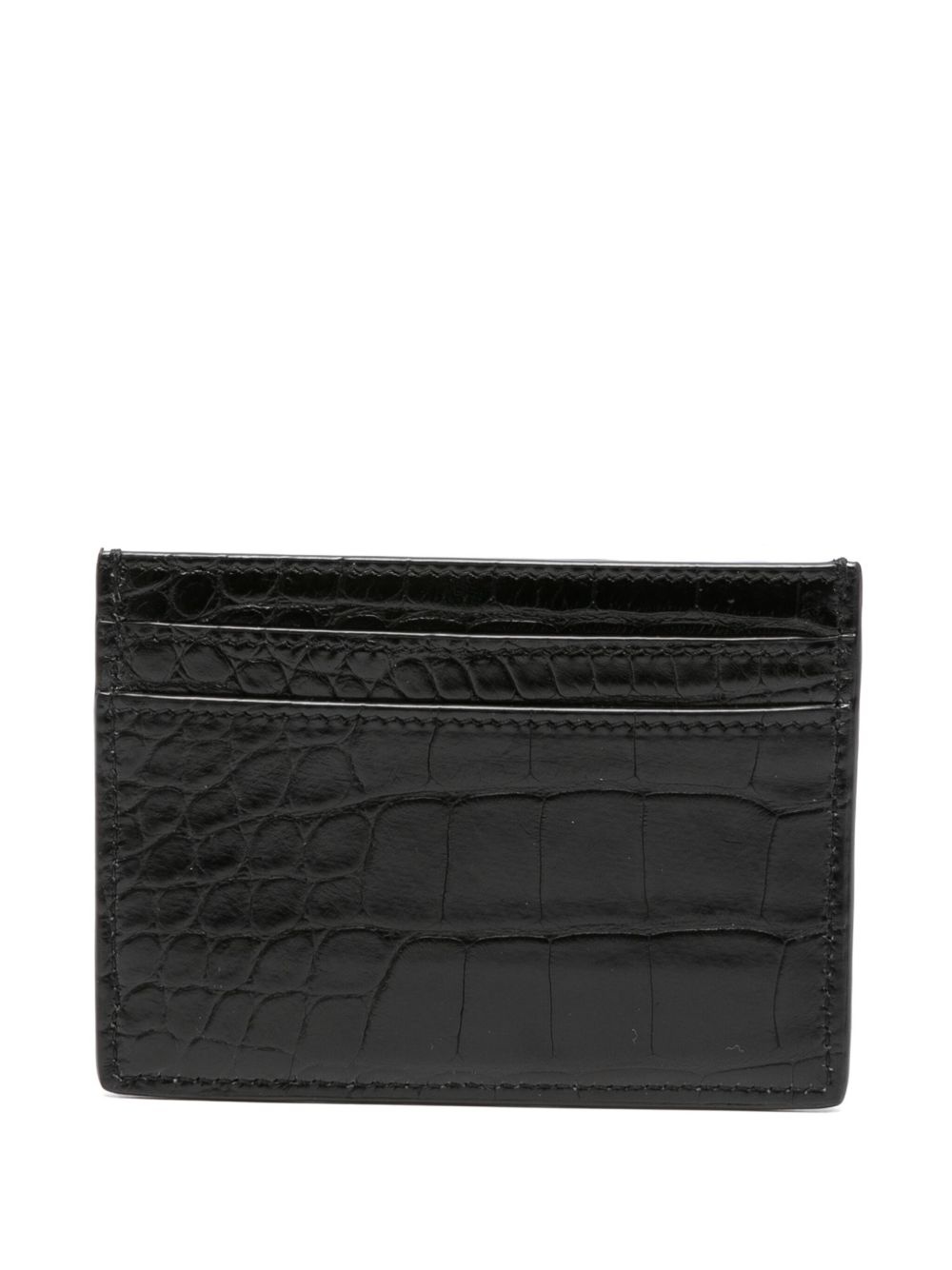 embossed leather wallet - 2