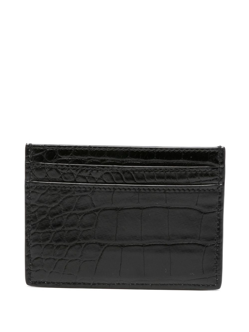 SAINT LAURENT embossed leather wallet outlook