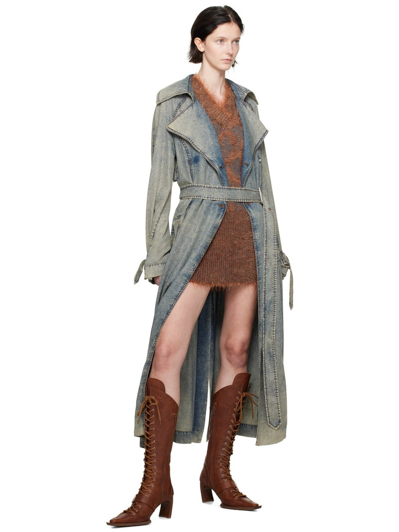 KNWLS Orange & Blue Pogona Minidress outlook