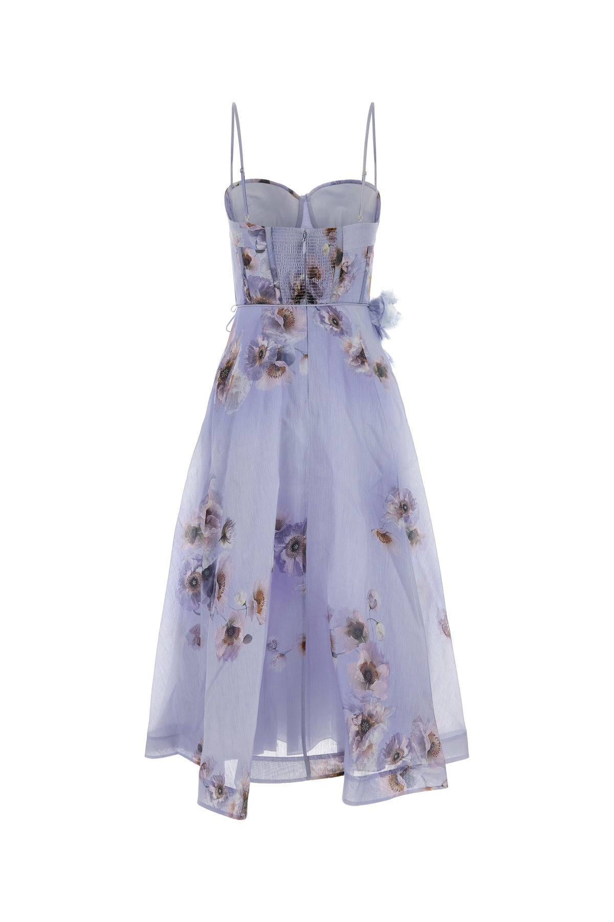 Printed linen blend Hypnotic dress - 2