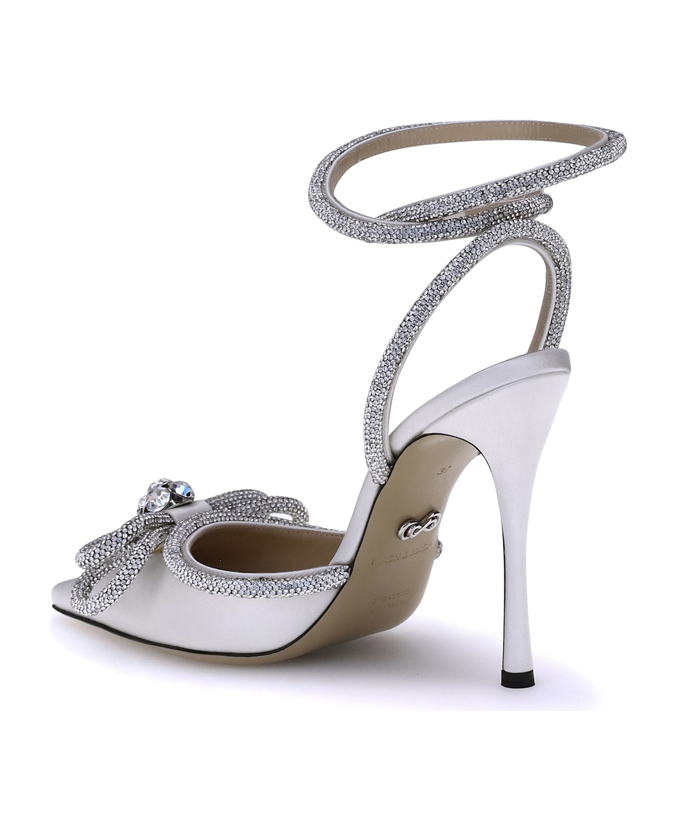 Silk Pumps With Double Bow - 3