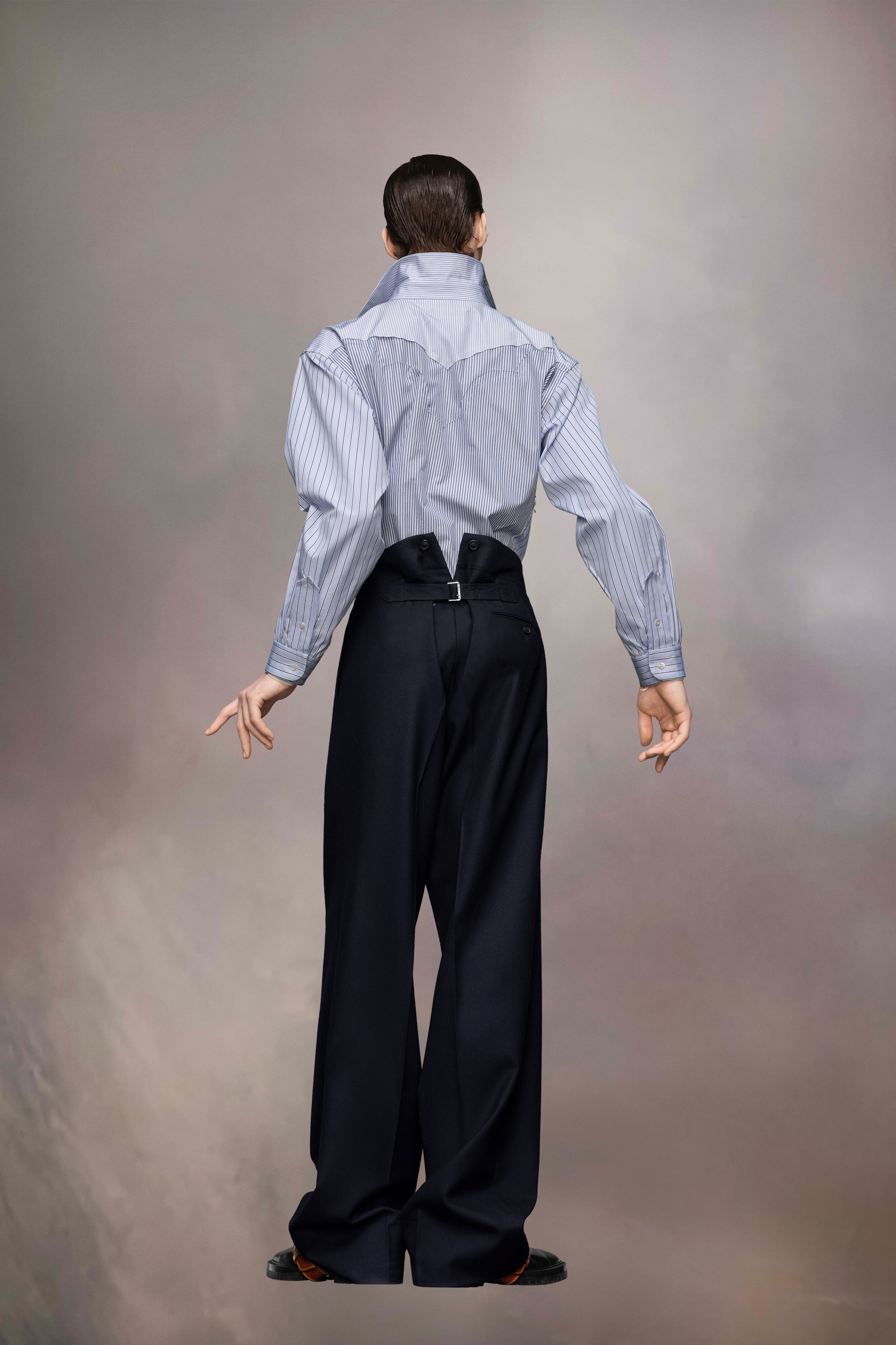 Barathea Wool Trousers - 5