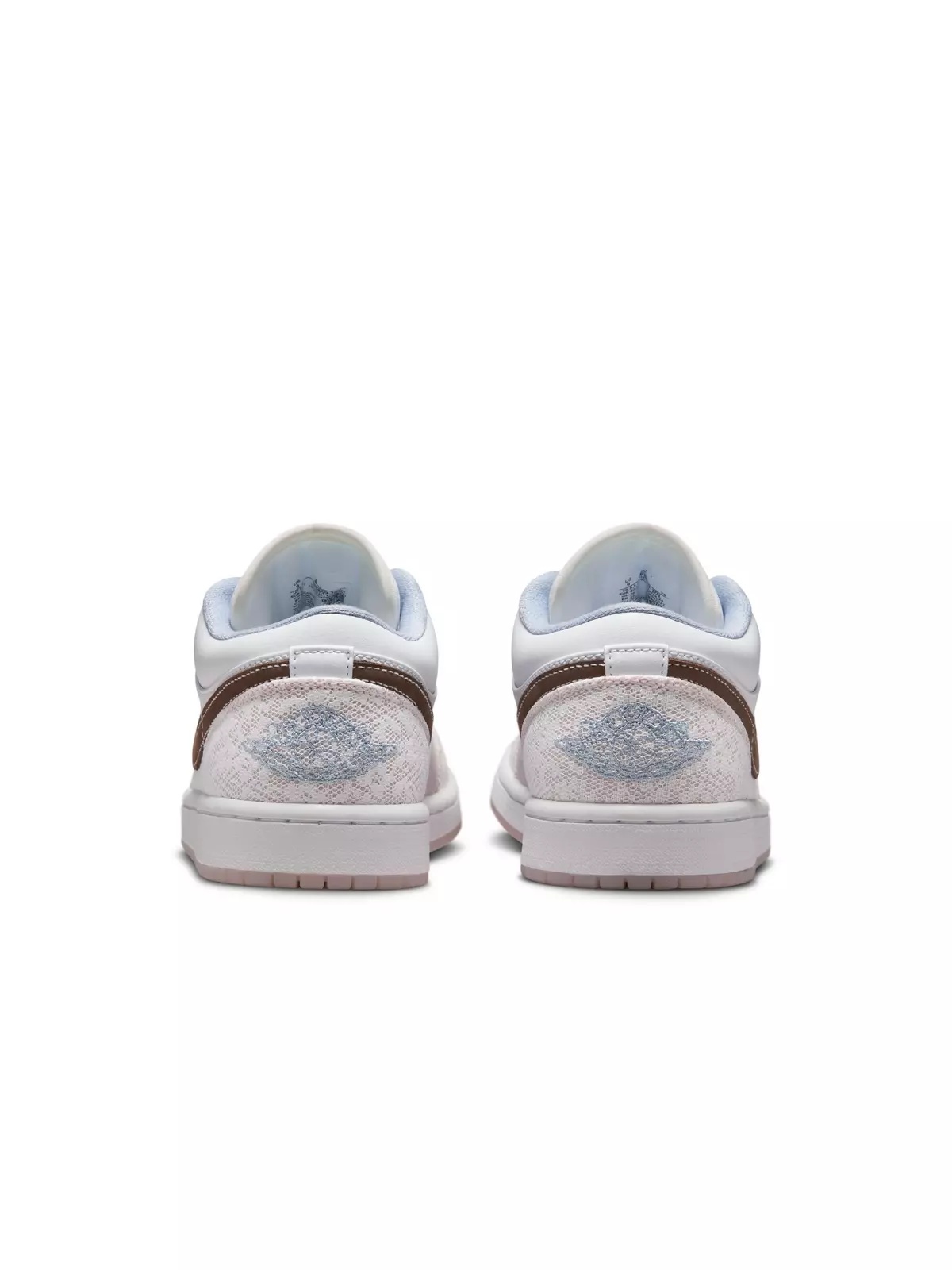 1 Low "White/Ironstone/Light Soft Pink" Women's Shoe - 7