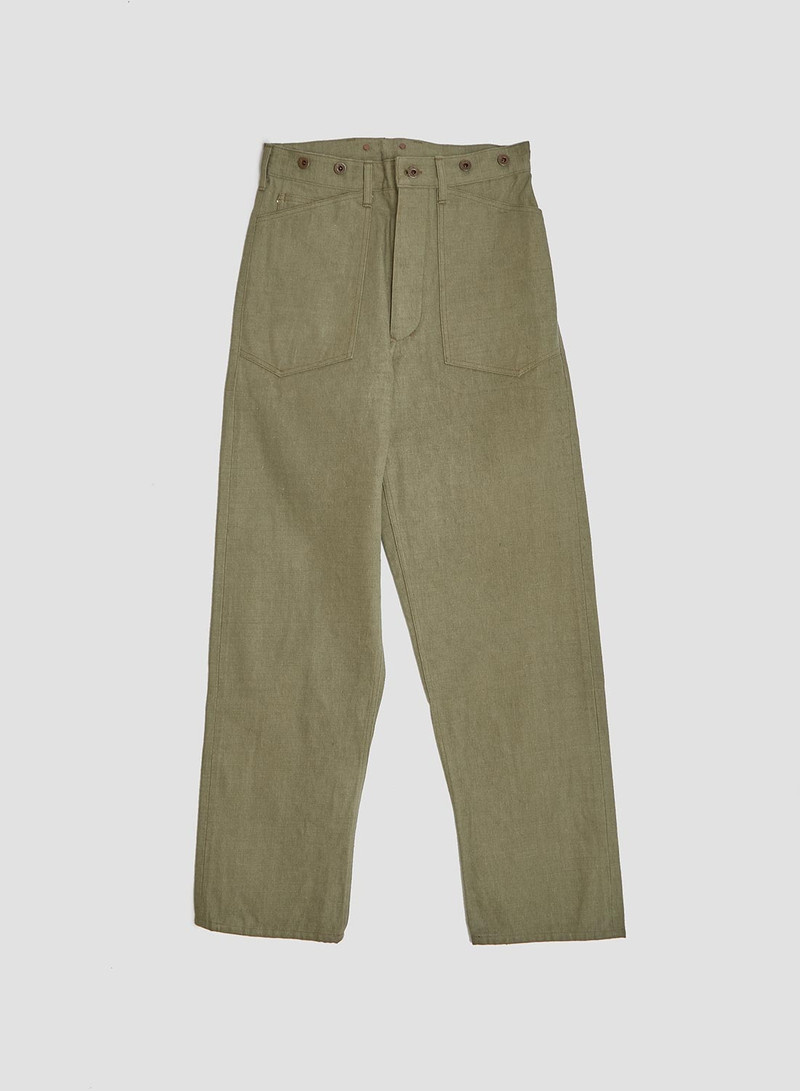 30s US Army Denim in Green 1