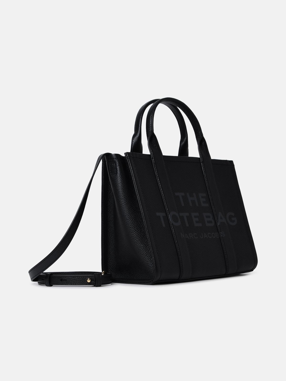 THE TOTE BLACK LEATHER BAG - 2