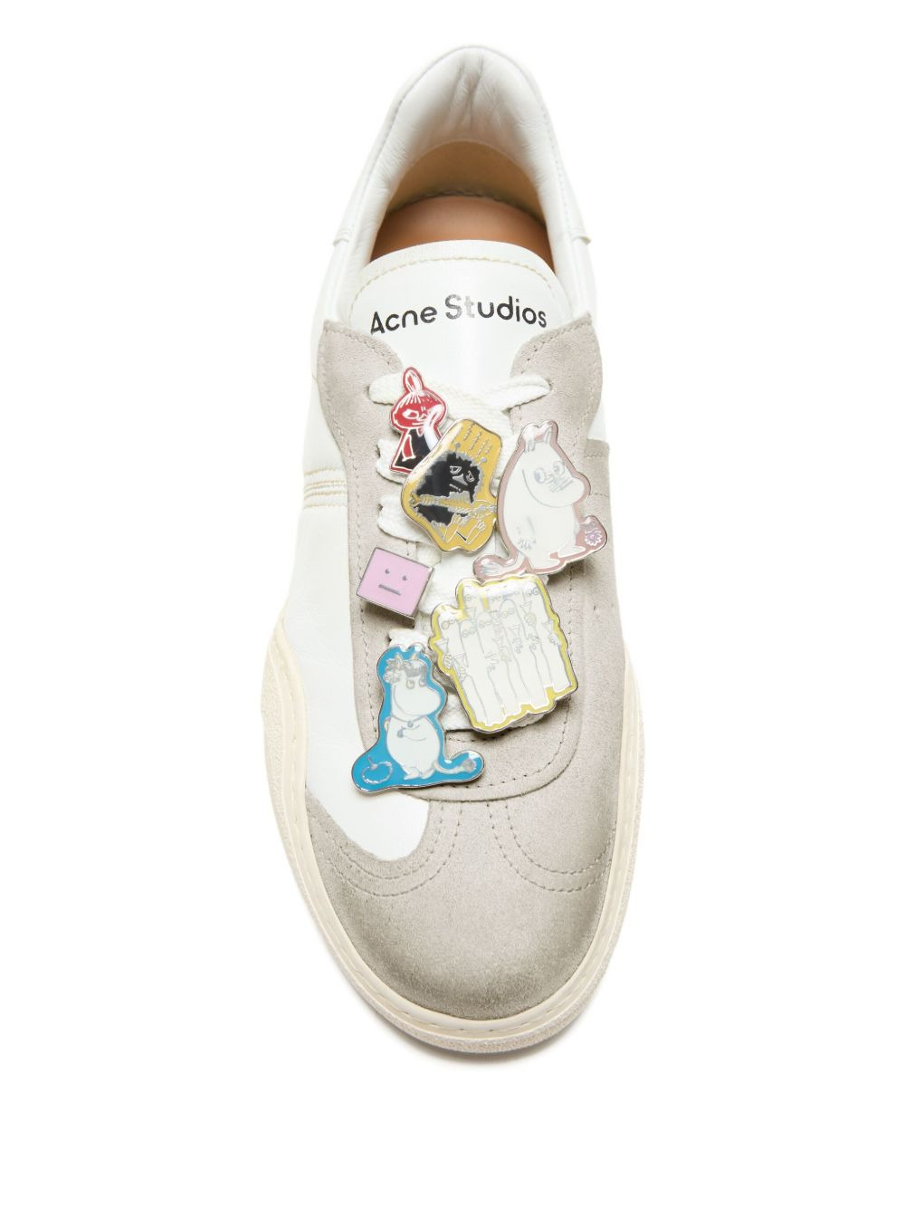 charm-detail low-top sneakers - 3