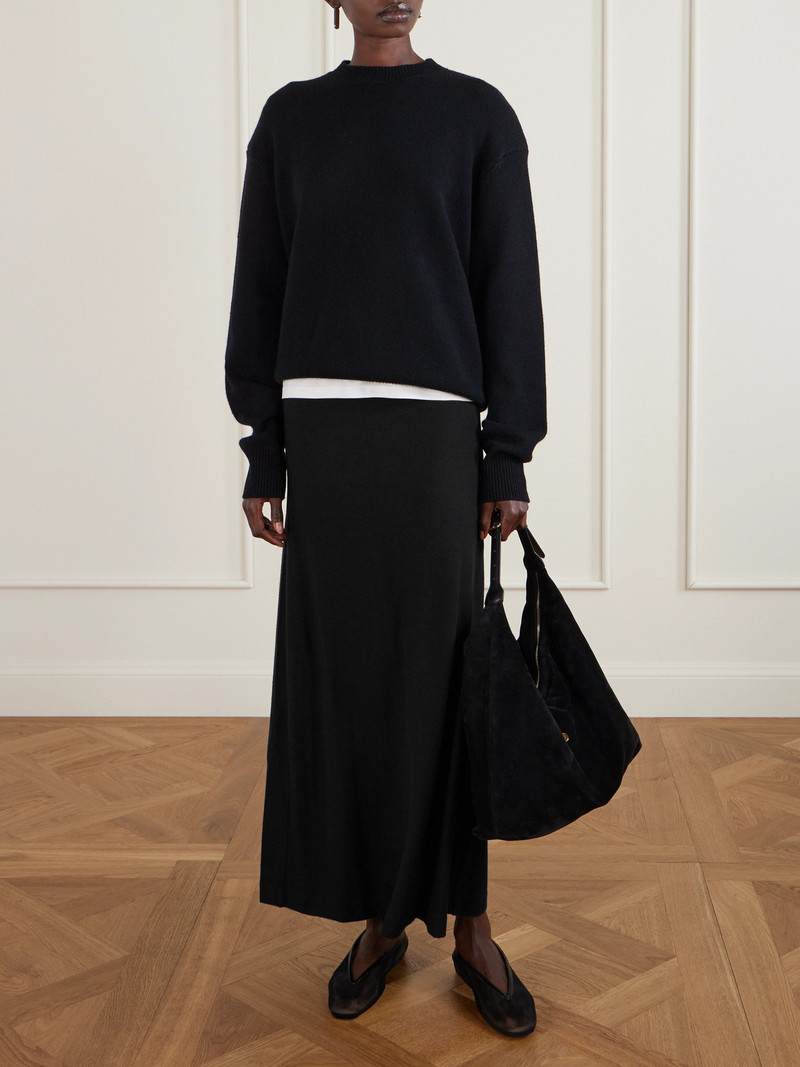 LESET Lauren Stretch-knit Maxi Skirt outlook