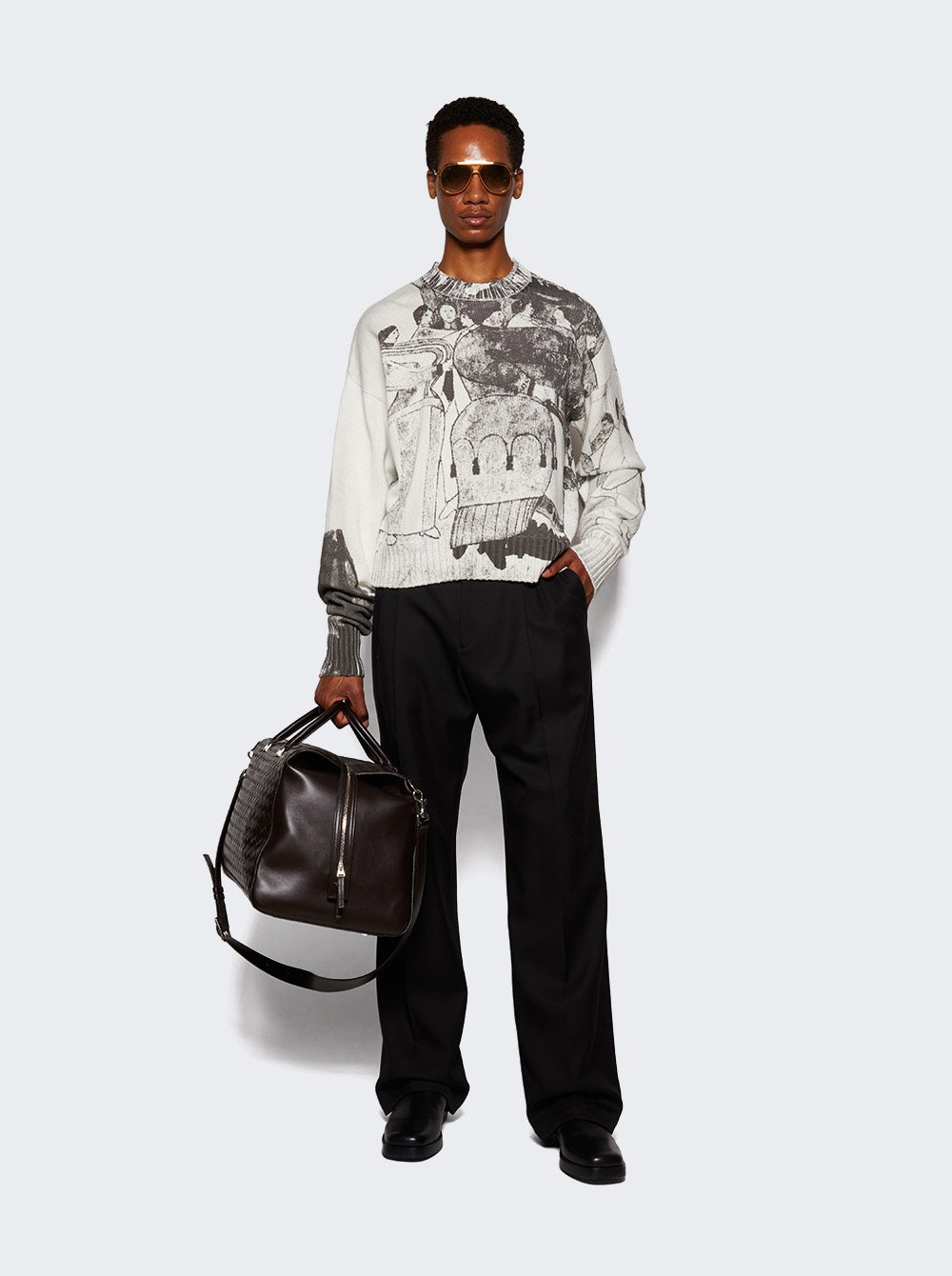 The Ballroom Dance Sweater Black And Ivory - 5