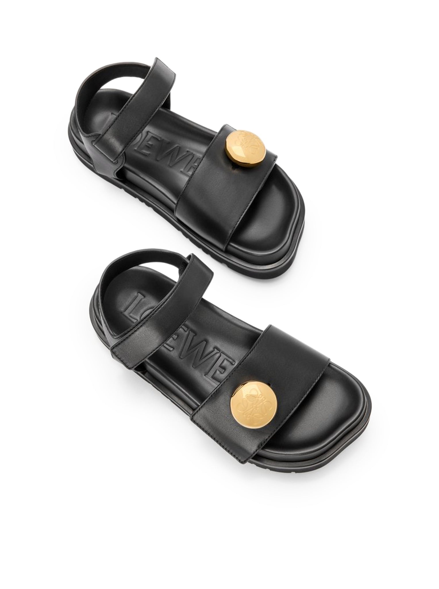 PEBBLE SANDALS WITH SOFT CALFSKIN FUSSBETT SOLE - 4