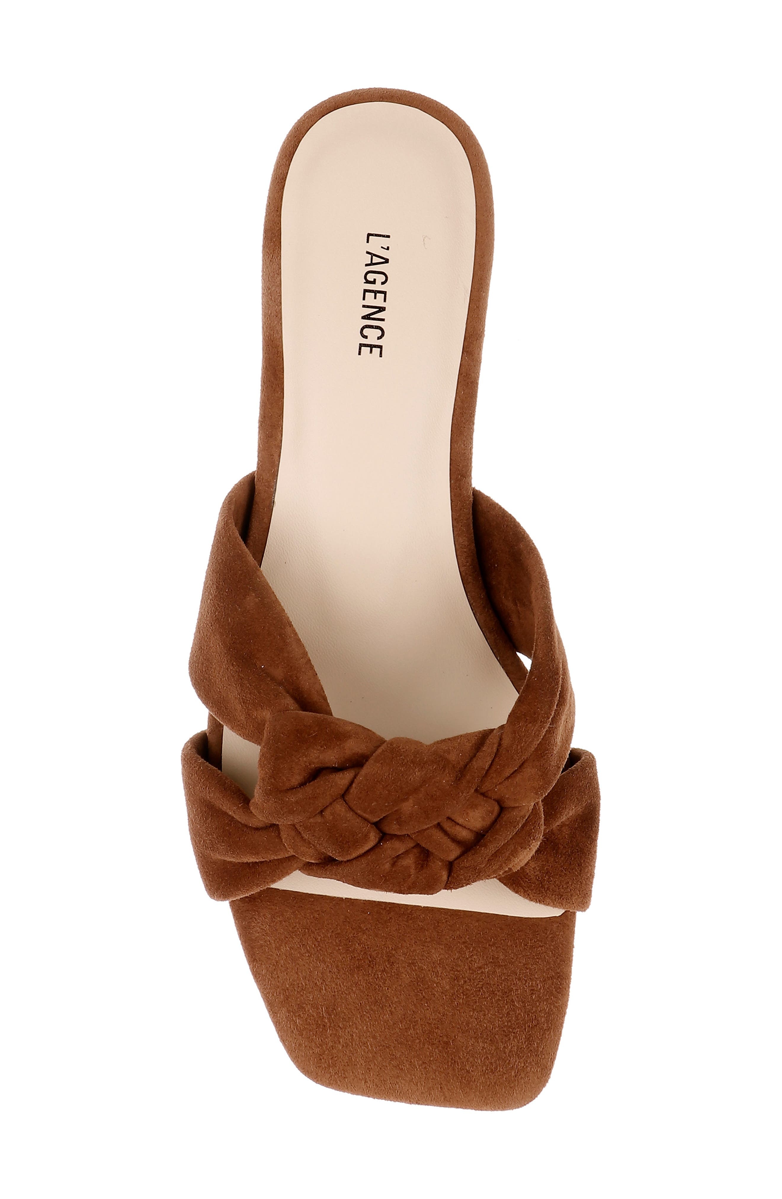 L'AGENCE Lea Slide Sandal in Buckskin Suede at Nordstrom - 5