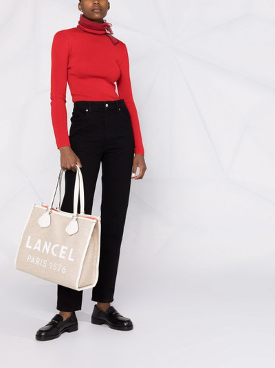LANCEL logo-print tote bag outlook