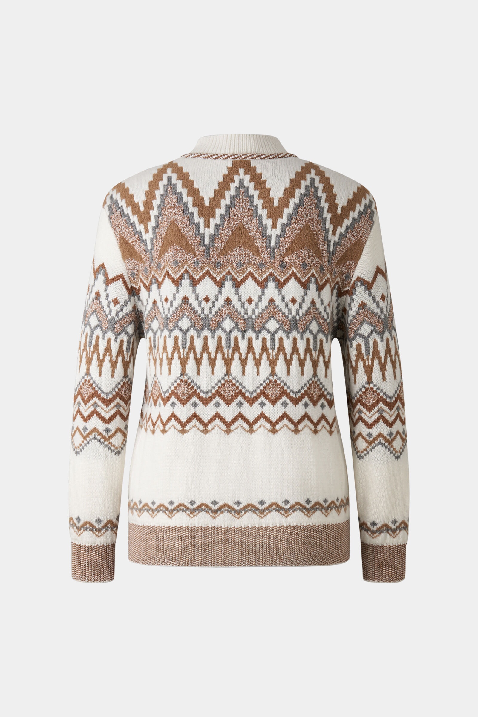Avena Sweater in Off-white/Brown - 2