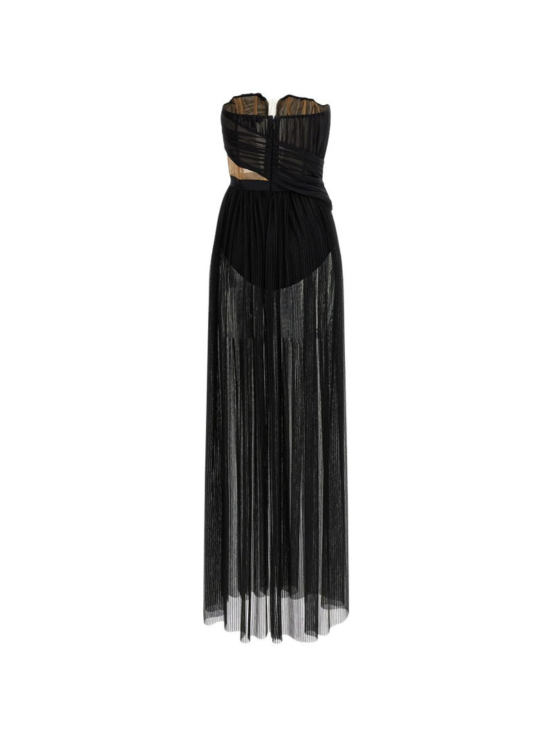 NENSI DOJAKA Corsetto Draped Gown maxi dress outlook