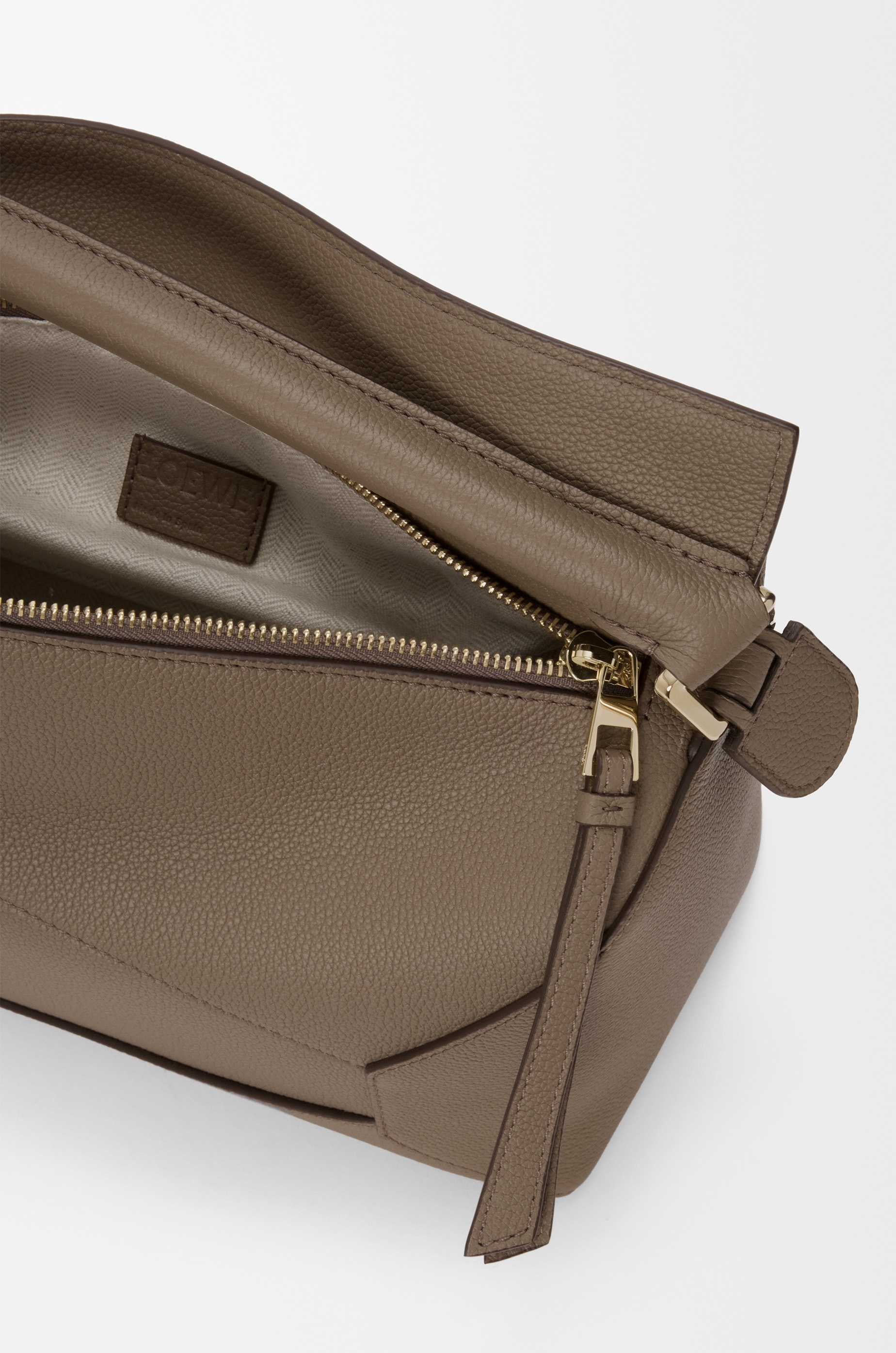 Medium Puzzle Edge bag in soft grained calfskin - 8