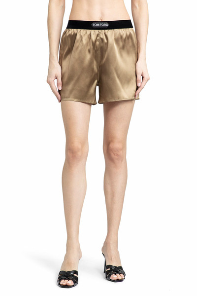 TOM FORD TOM FORD WOMAN BEIGE SHORTS outlook