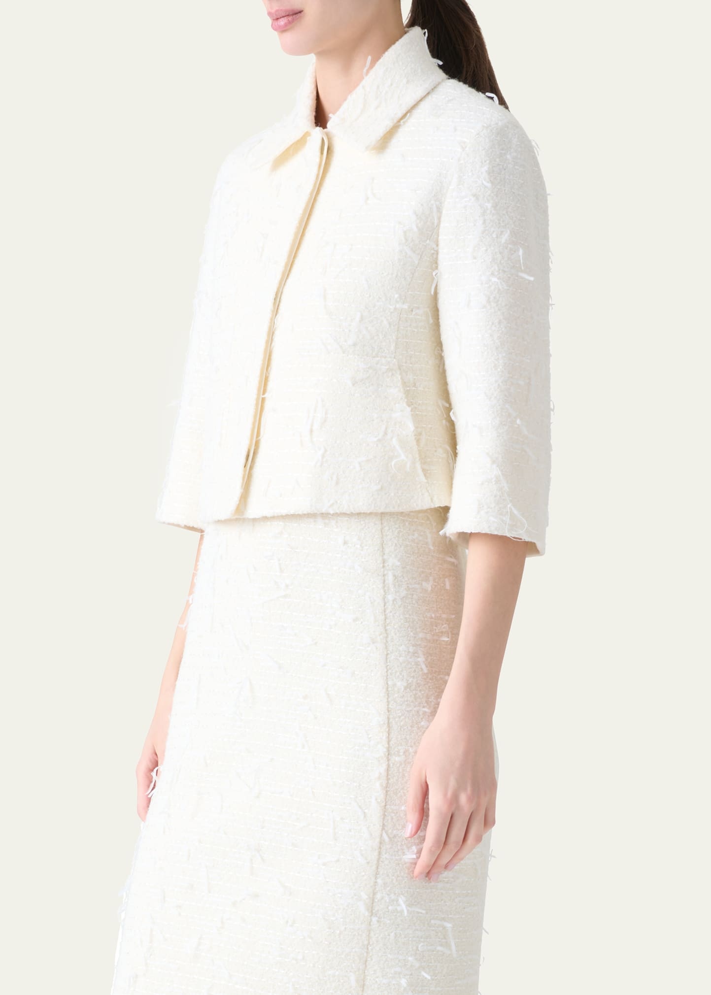 Winslow Boucle Sequined Short Jacket - 4