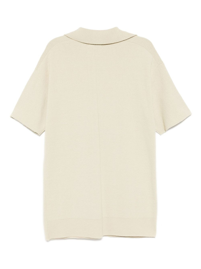 SYSTEM patched pocket knitted shirt outlook