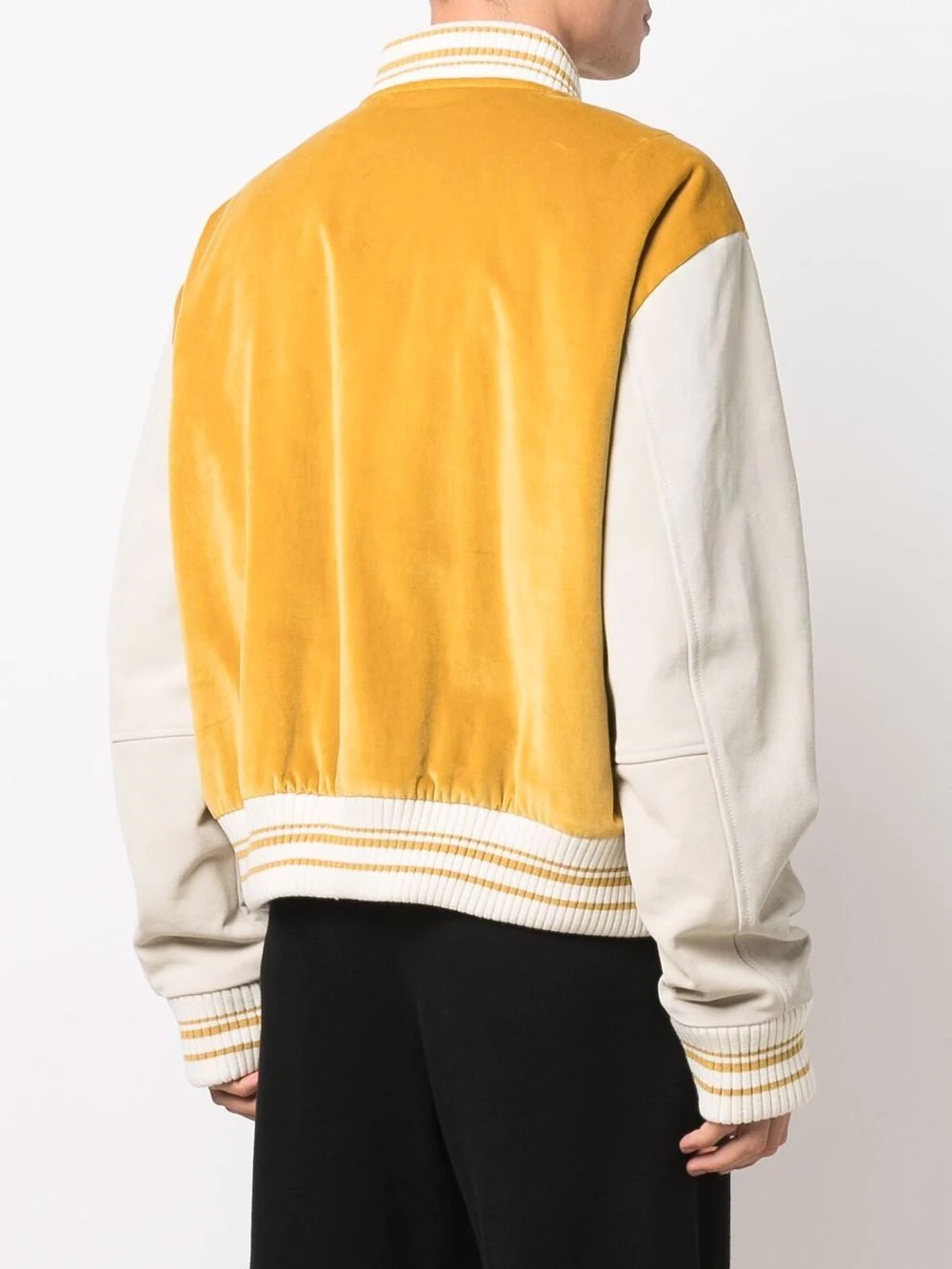 two-tone bomber jacket - 4
