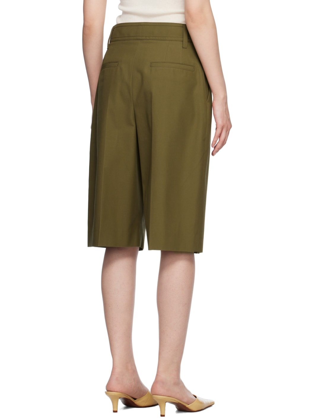 Green Skater Shorts - 3