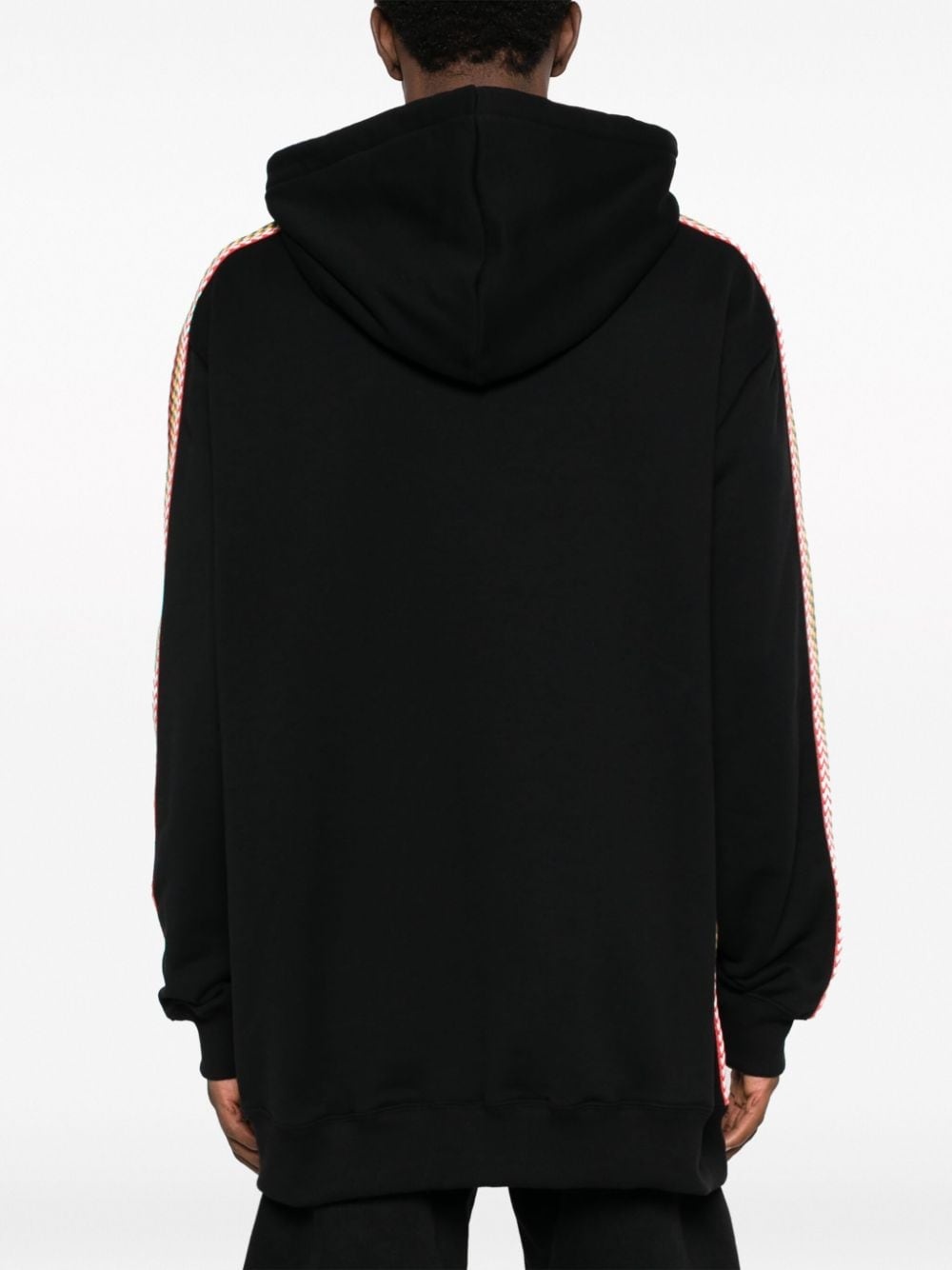 Curb-lace cotton hoodie - 4
