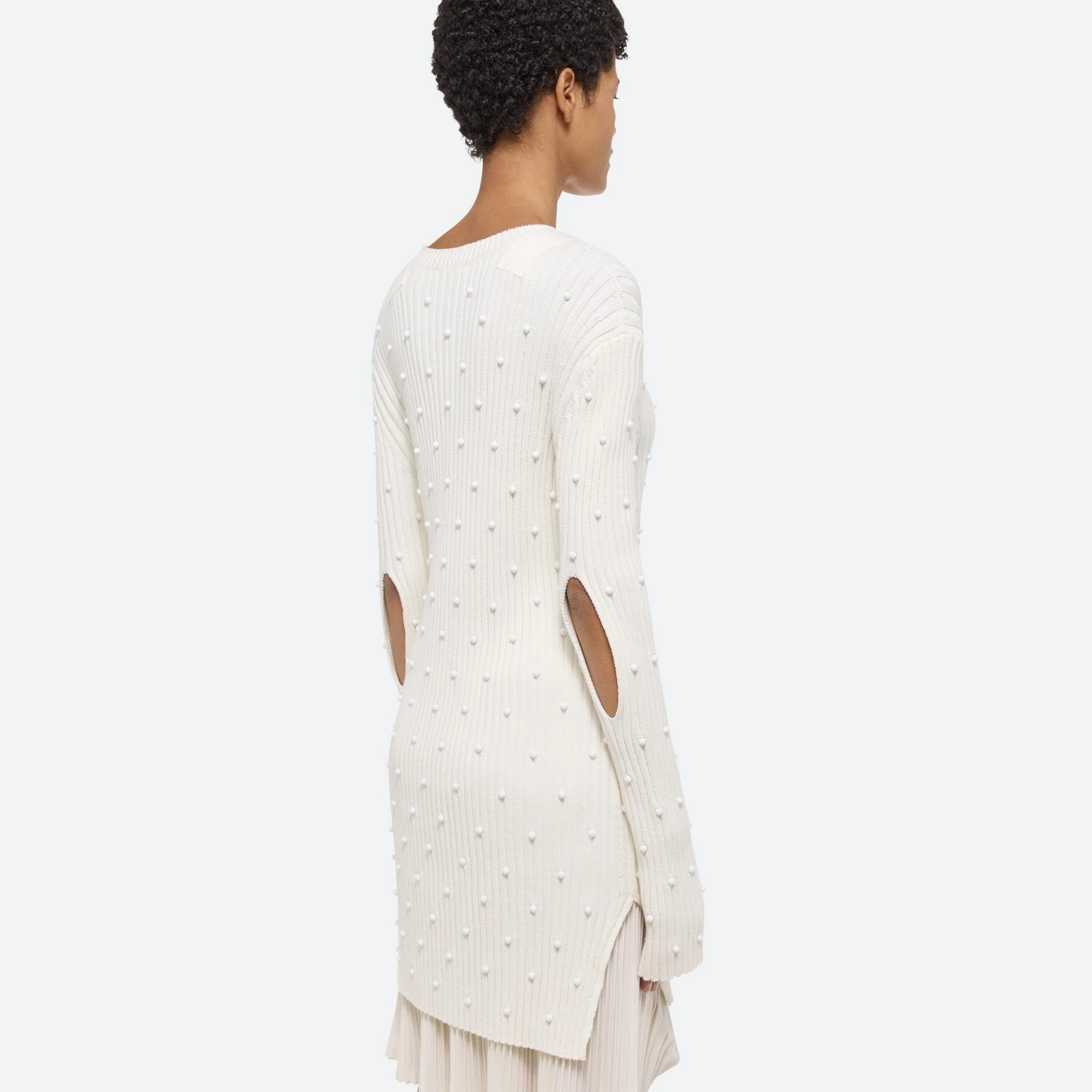 Helmut Lang EMBELLISHED SWEATER DRESS | REVERSIBLE