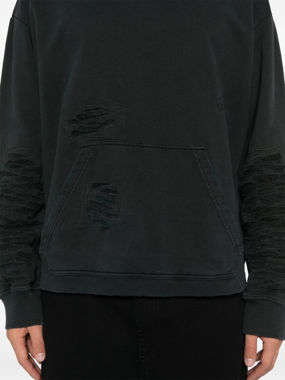 ripped sweatshirt - 5