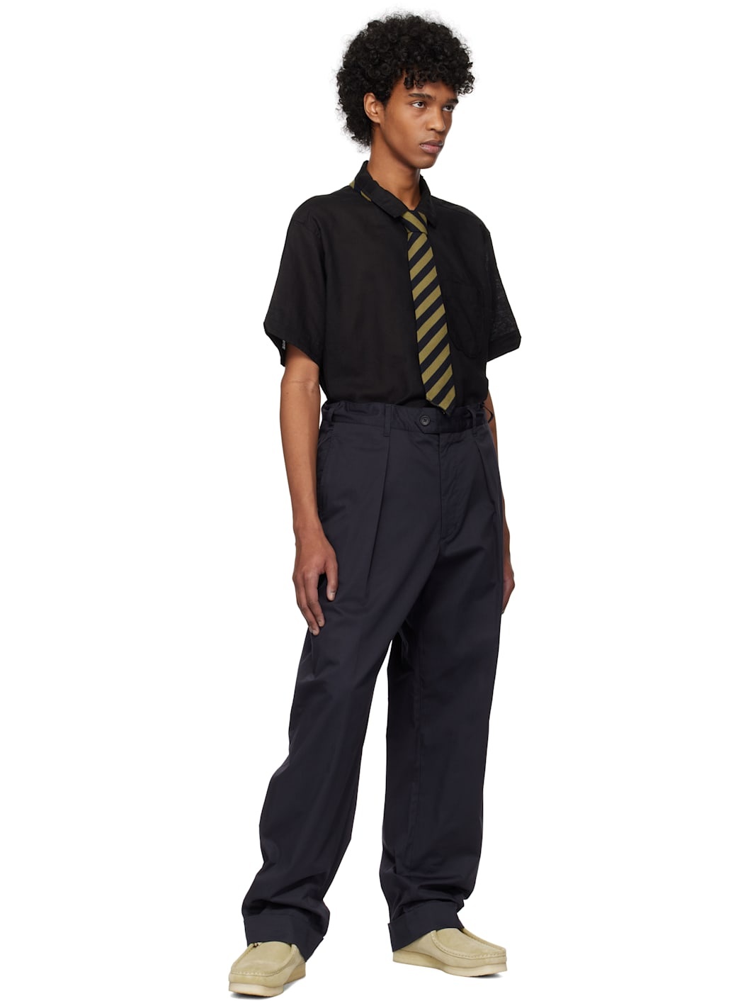 Navy Carlyle Trousers - 4