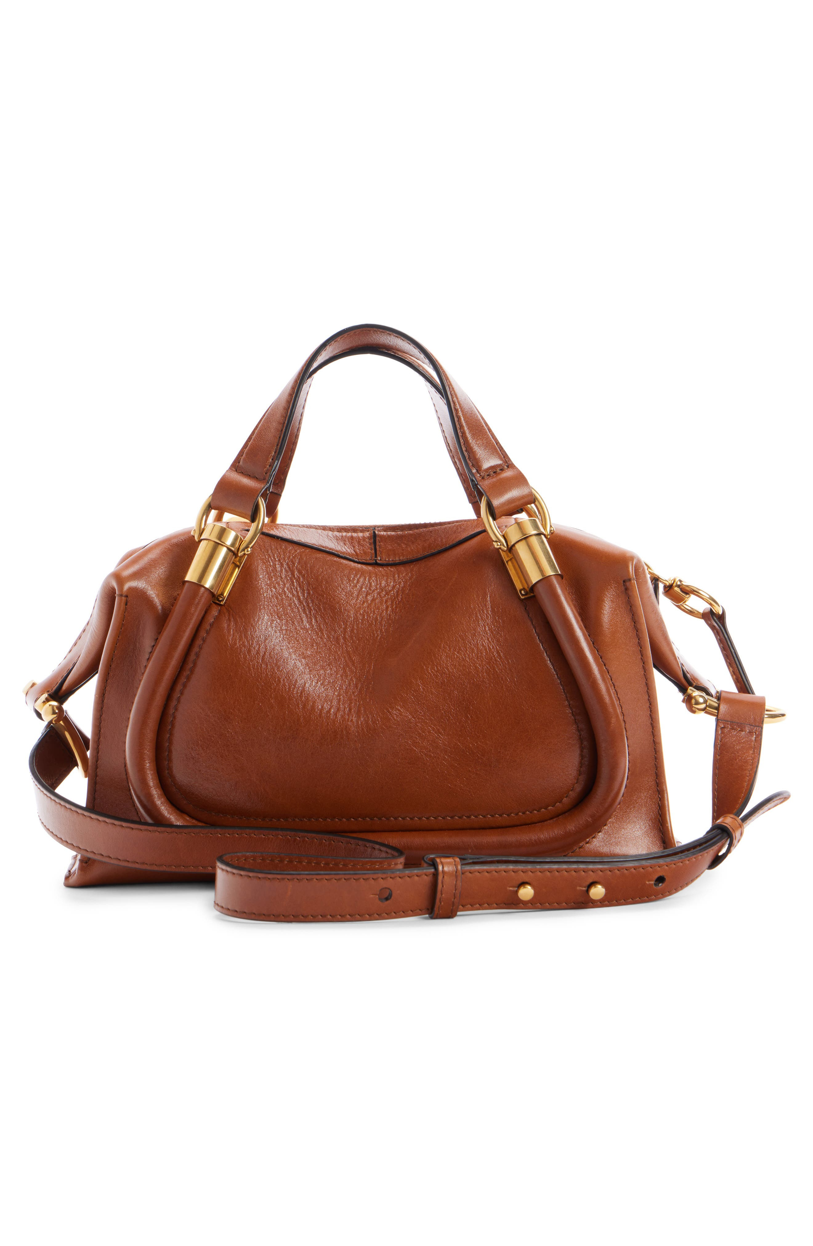 Chloé Paraty 24 Leather Shoulder Bag in Clay Brown at Nordstrom - 4