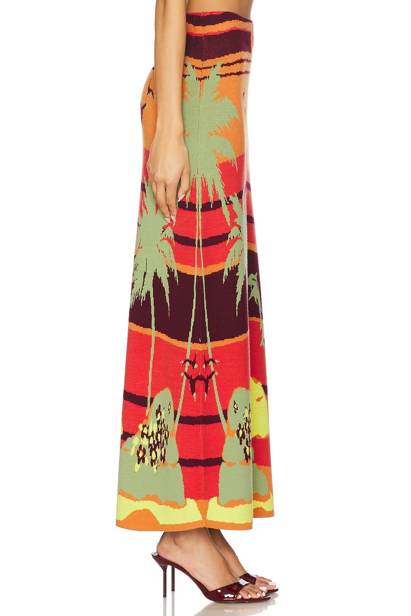 ALÉMAIS Palm Island Knit Skirt outlook