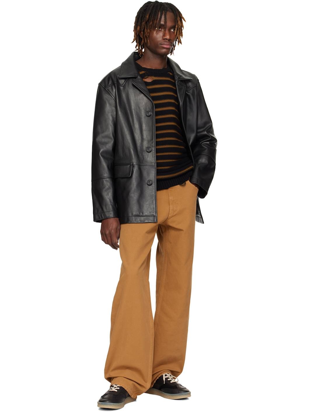 Tan Canvas Trousers - 4