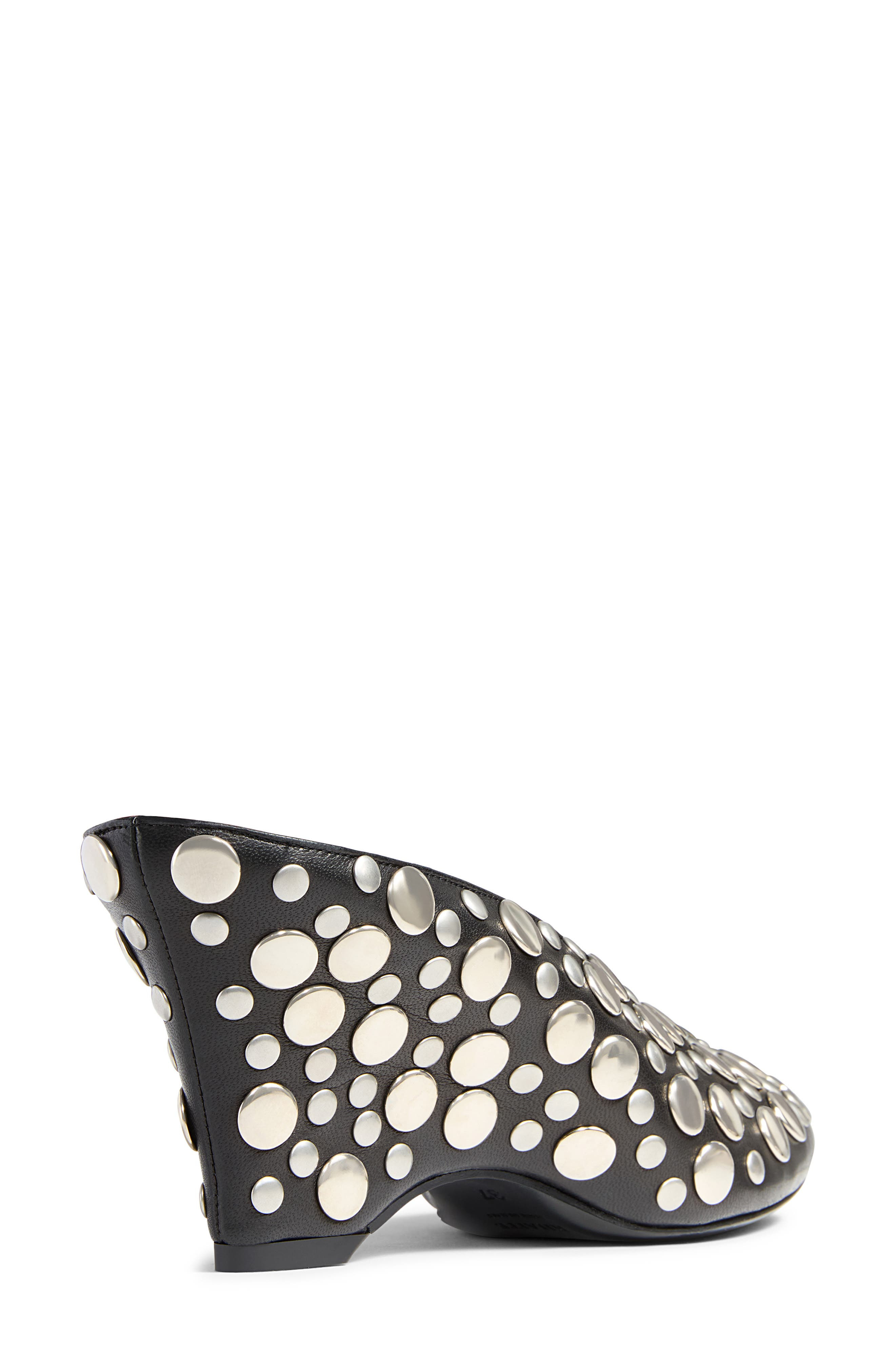 Khaite Cloak Studded Mule in 200 Black at Nordstrom - 2