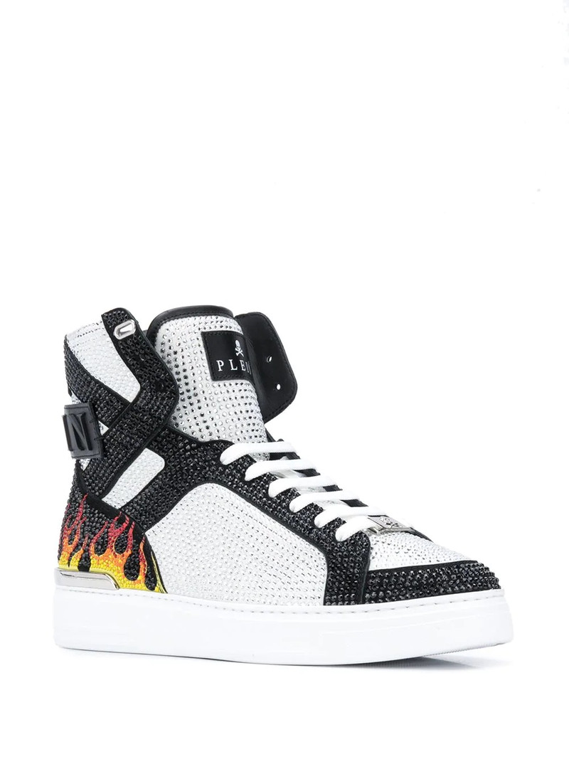 PHILIPP PLEIN Money Beast high-top sneakers outlook