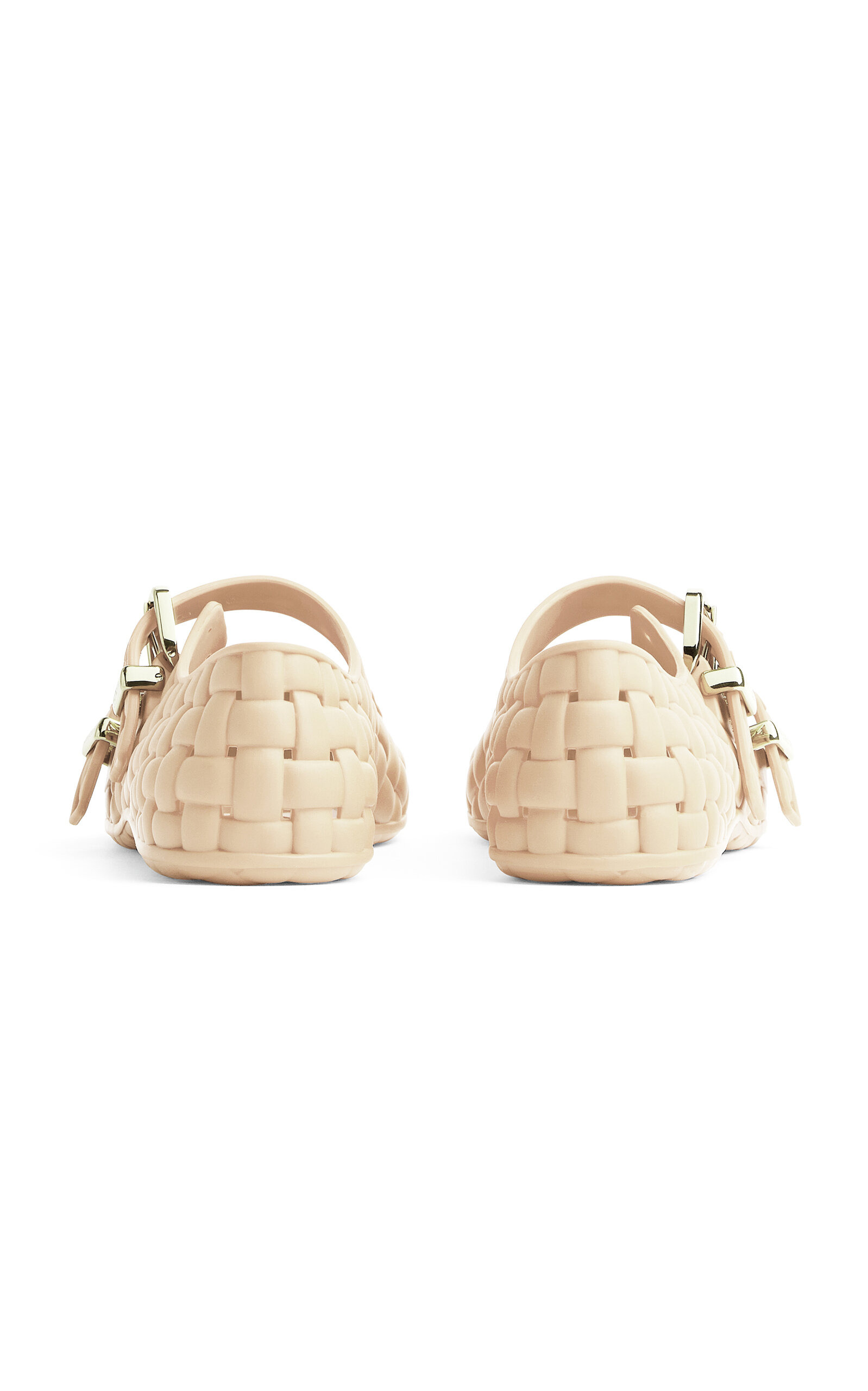 Amy Mary-Jane Rubber Ballet Flats white - 4