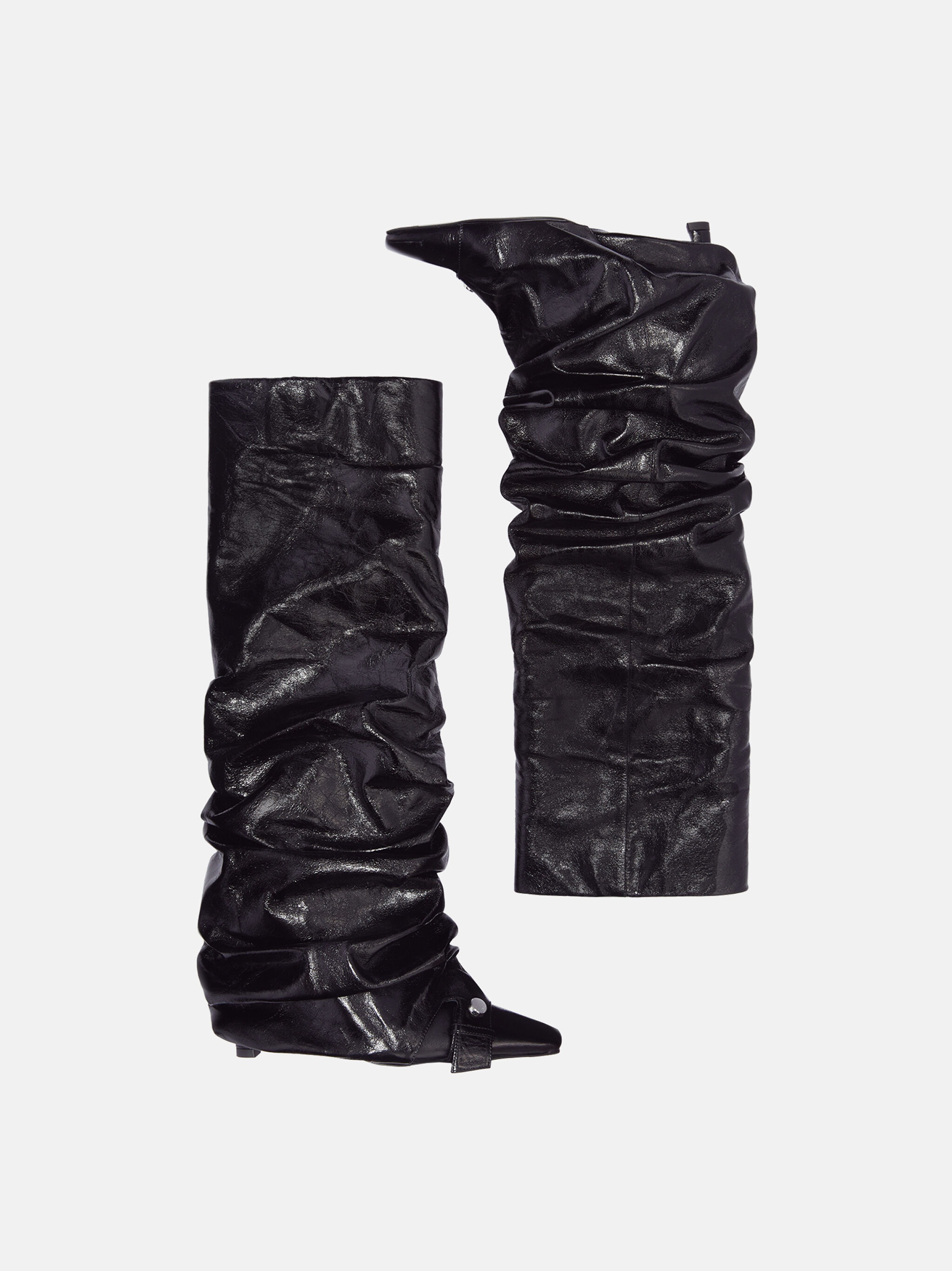 ''JUNO'' CHOCOLATE KNEE-HIGH BOOT - 3