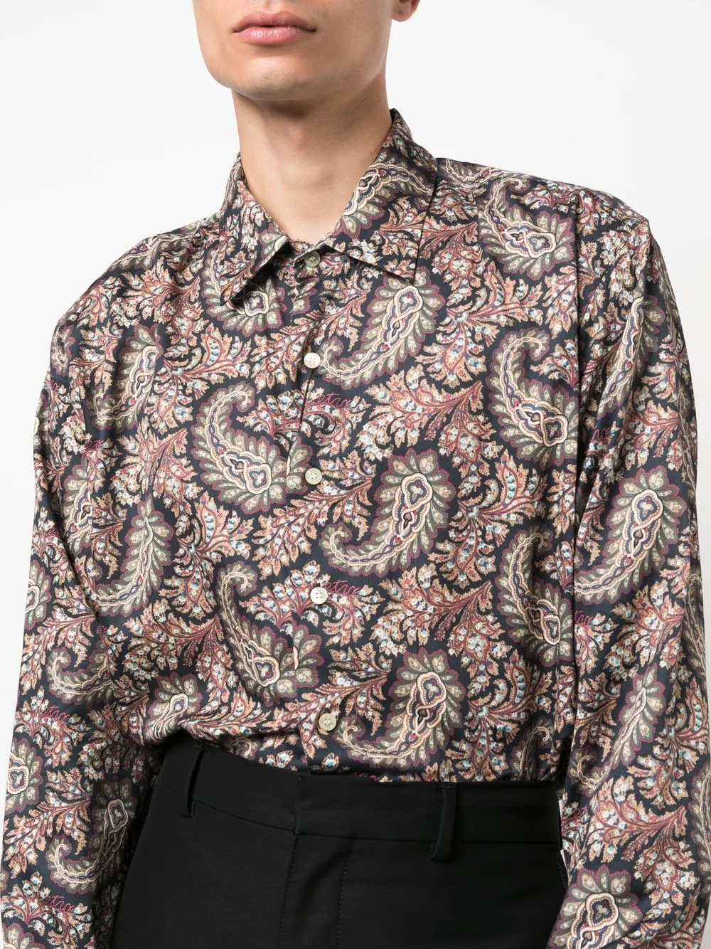 all-over paisley-print shirt - 5