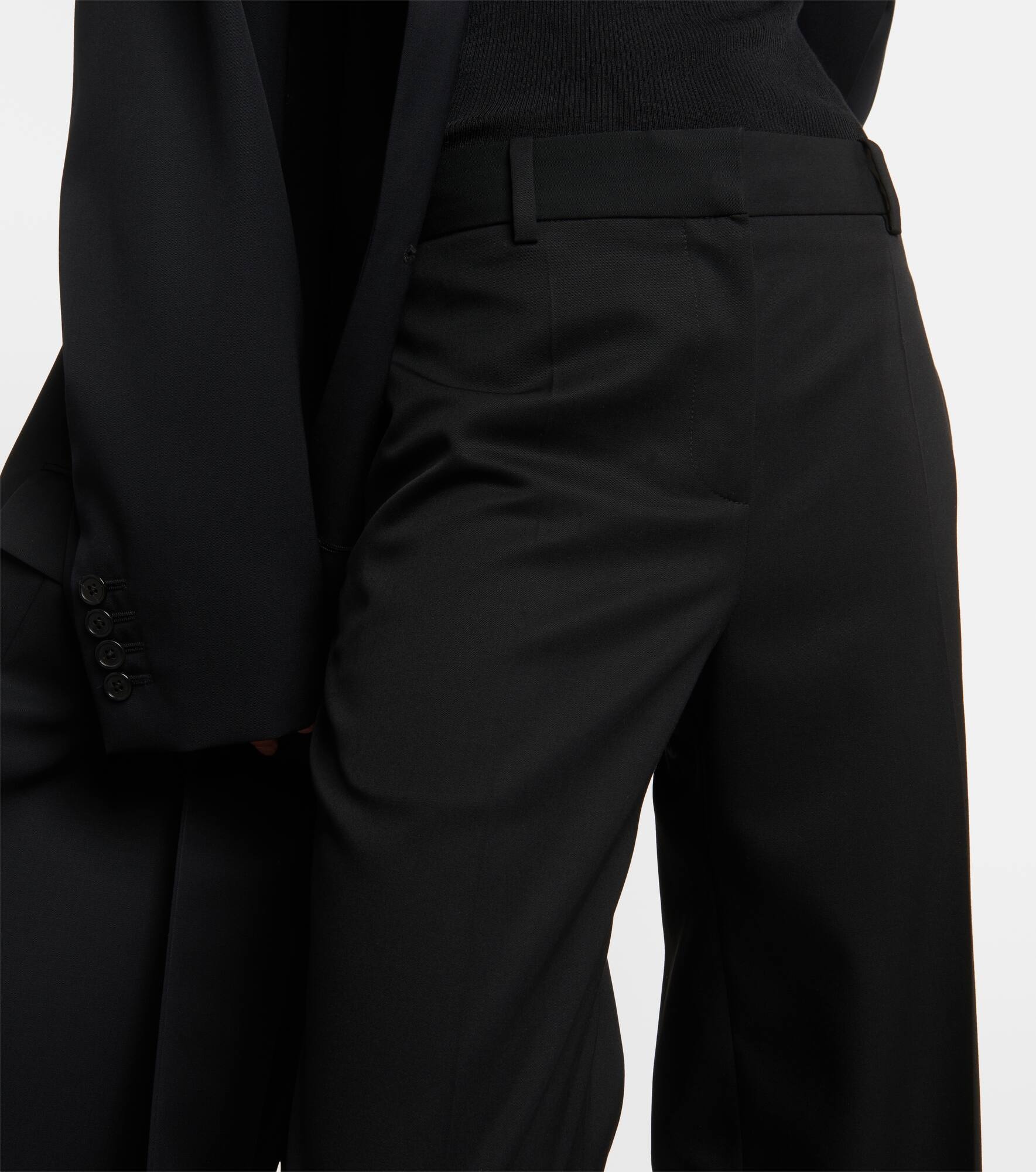 Encore wool flared pants - 4