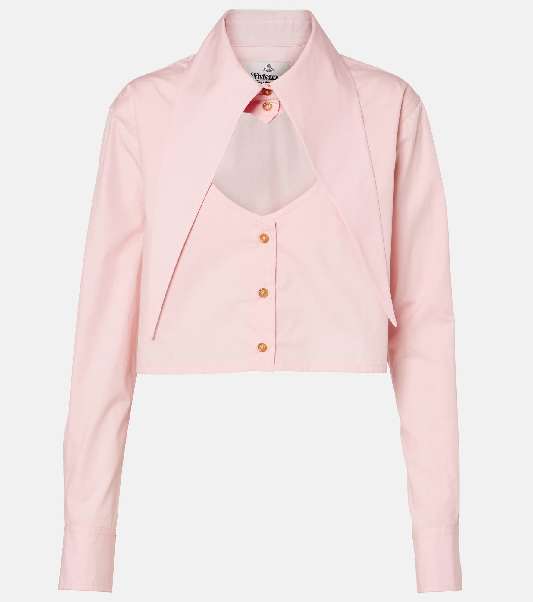 Cut Off Heart cotton shirt - 1