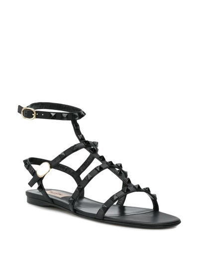 Valentino Rockstud flat sandals outlook