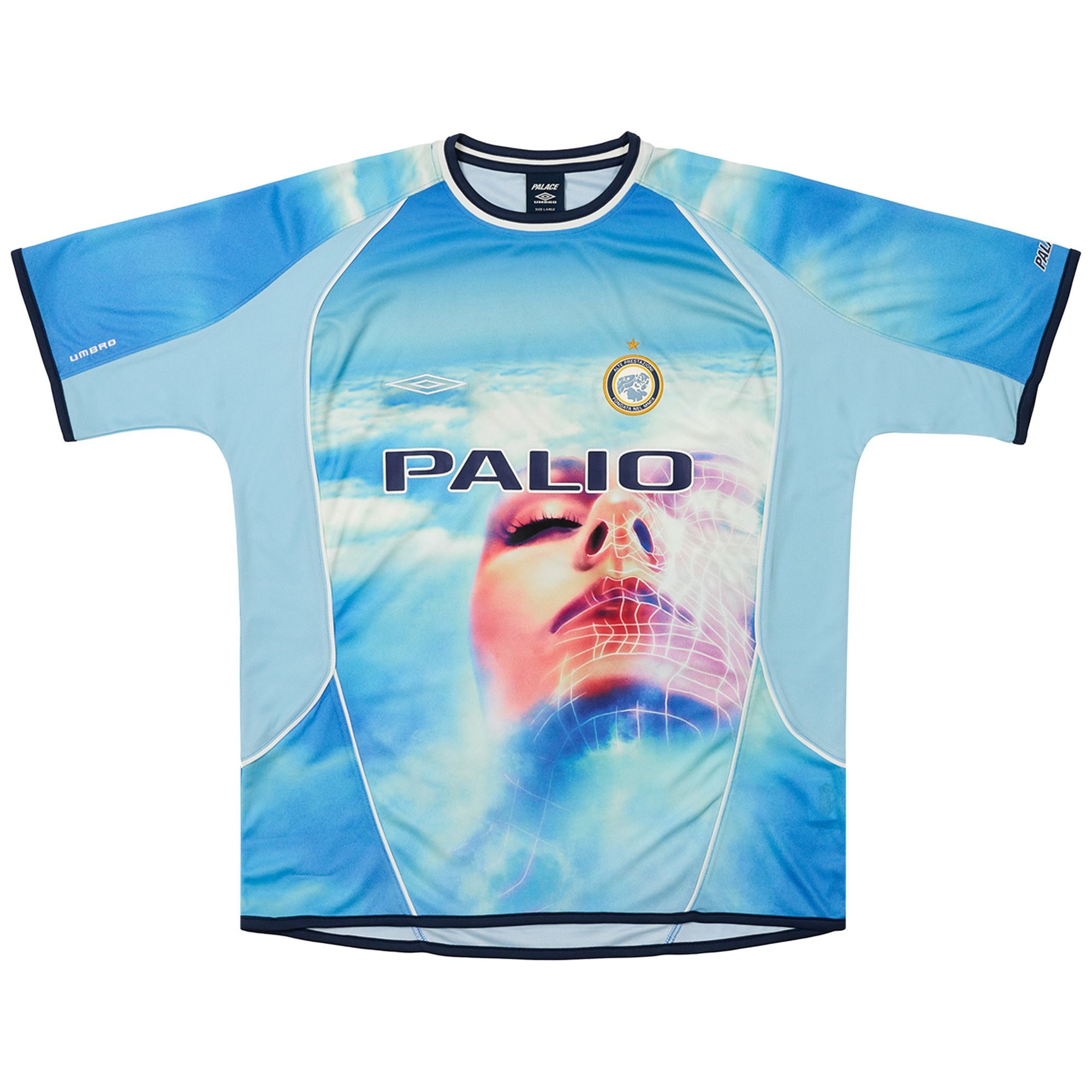 PALACE Palace x Umbro Away Shirt 'Dream Sky' | goat | REVERSIBLE