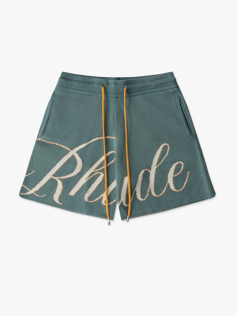 SCRIPT LOGO KNIT SHORT - 1