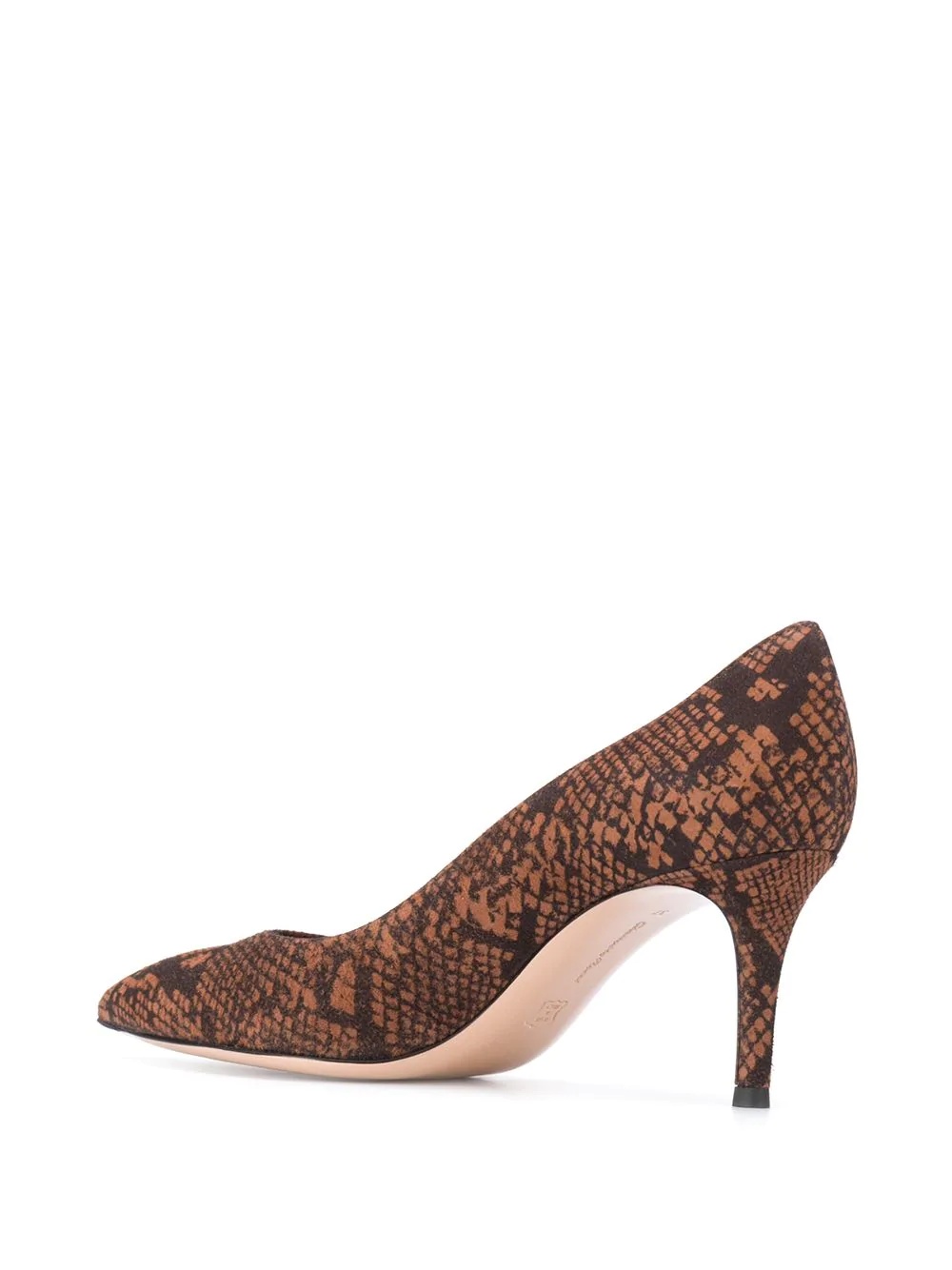 snakeskin-effect pumps - 3