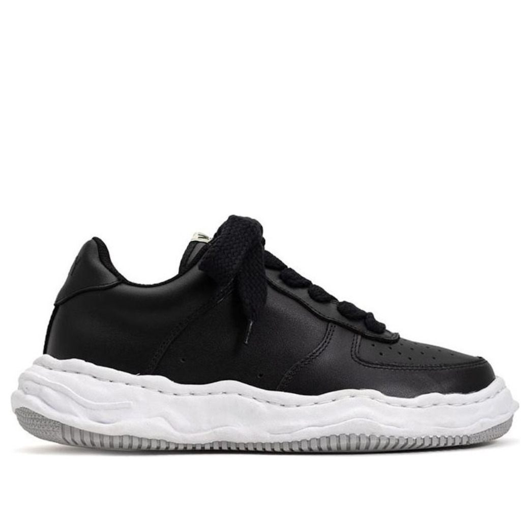 Maison MIHARA YASUHIRO Wayne OG Sole Leather Low 'Black' A07FW702-BLACK - 2