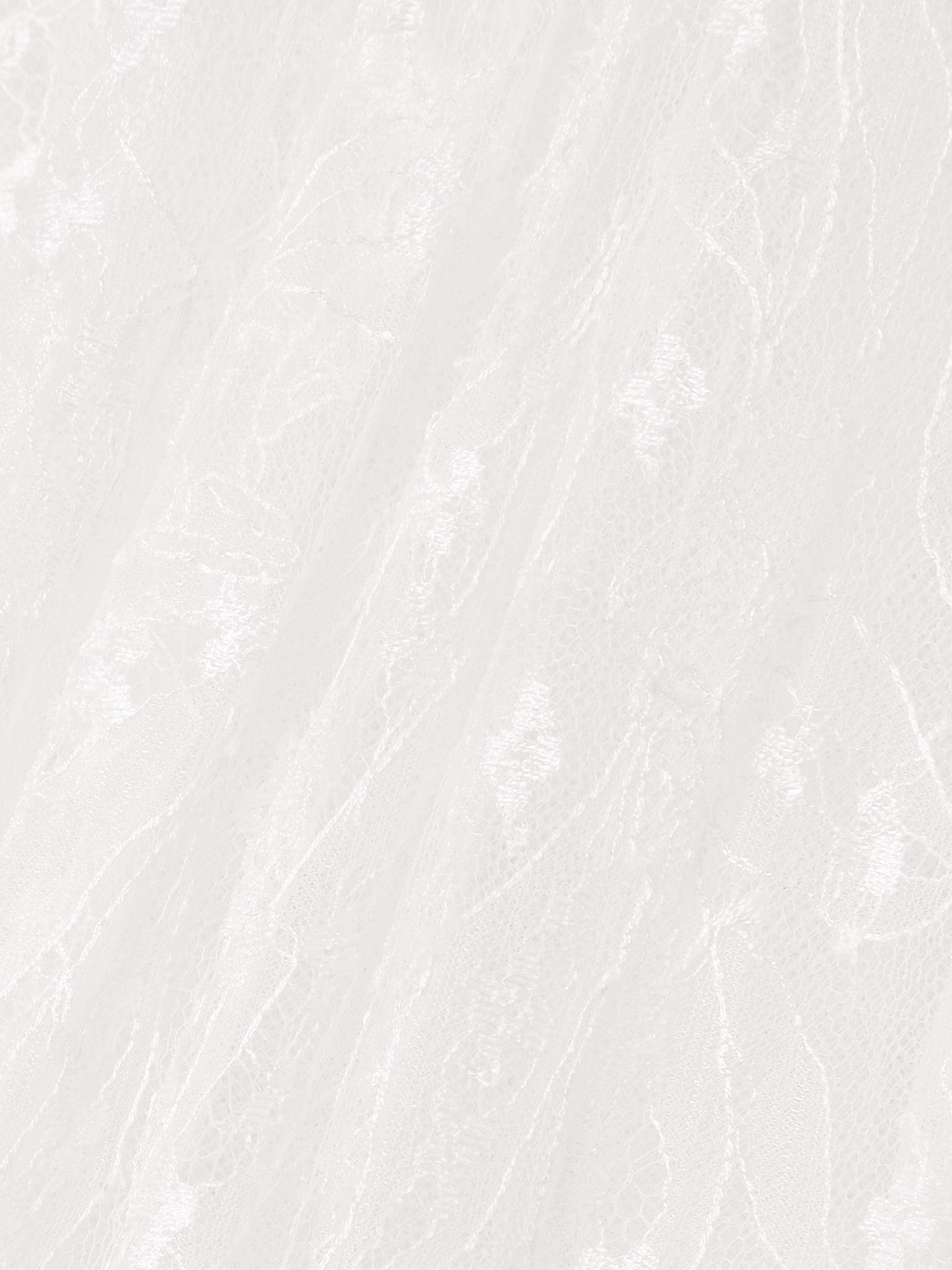 Cape-effect strapless lace mini dress White - 4