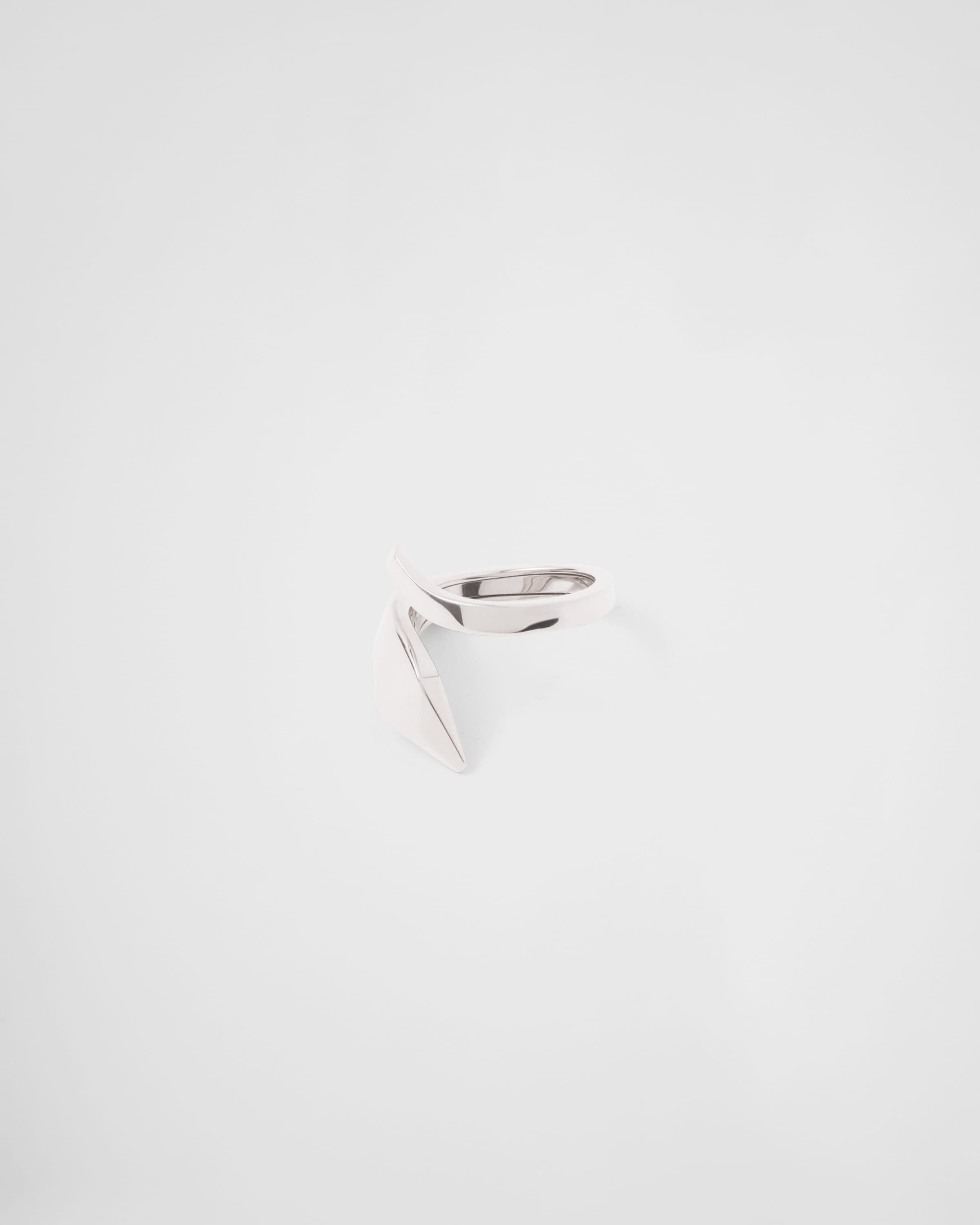 Eternal Gold snake mini ring in white gold - 7