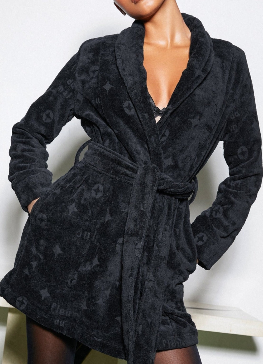 Terrycloth Short Robe - 3