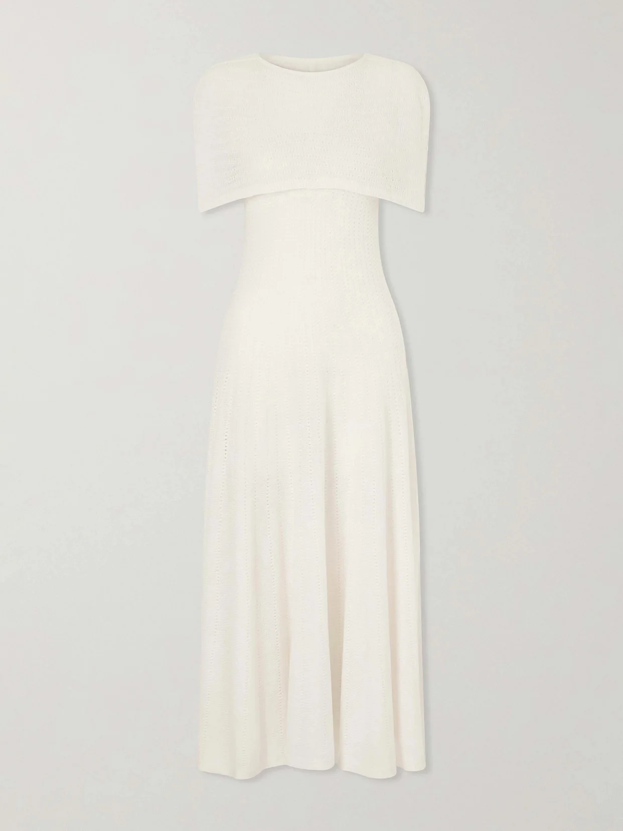 Cordelia Crocheted Cotton, Silk And Cashmere-blend Maxi Dress - 1